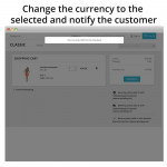 Modulo Forzare la valuta in carrello per PrestaShop