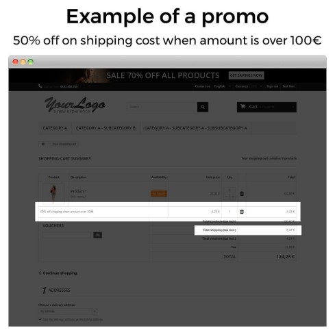 Módulo Promociones y descuentos (3x2, rebajas, ofertas, packs) para PrestaShop