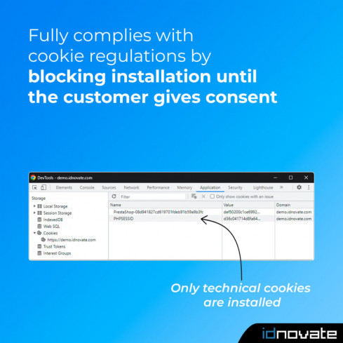 Modulo Cookies Legge GDPR (Blocker) + Google Consent Mode ❤️ per PrestaShop