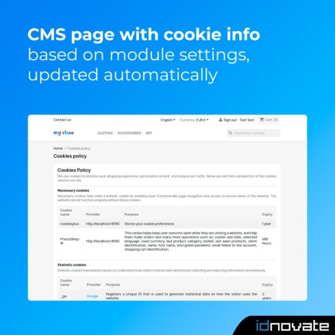 Cookies GDPR Law (Blocker) + Google Consent Mode ❤️ module for PrestaShop