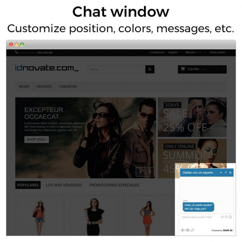 Tawk.to - The Best Free Livechat - Multilanguage module for PrestaShop