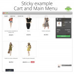 Module Sticky (Collant) n'importe quelle partie du thème pour PrestaShop