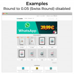Módulo Redondear precios (5ct, 10ct, .99, .95, Suizo, etc...) para PrestaShop