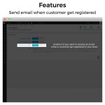 Module Get email when customer register or login pour PrestaShop