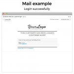 Module Get email when customer register or login pour PrestaShop