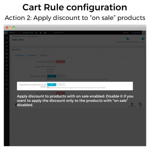 Module Conditional Cart Rules (without offers, on sale...) pour PrestaShop