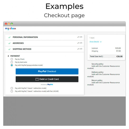 Module PayPal Plus (with Fees/Surcharge, Card Payment, BNPL) pour PrestaShop
