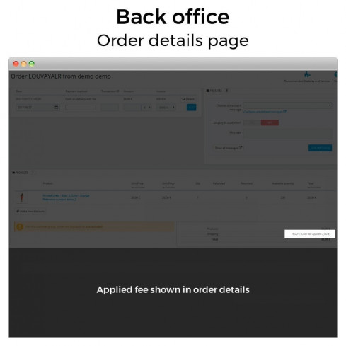 Cash On Delivery With Fee/Surcharge Plus (COD) module for PrestaShop