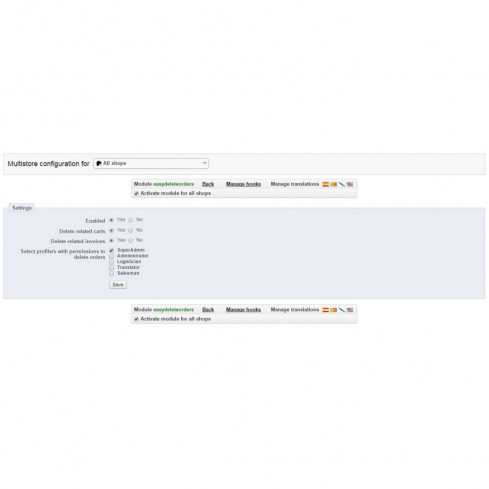 Modulo Elimina ordini - Elimina facilmente gli ordini per PrestaShop