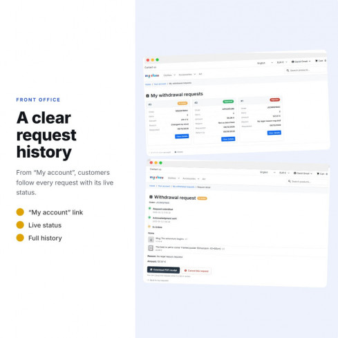 European Withdrawal – Online Cancellation & Returns Compliance module for PrestaShop
