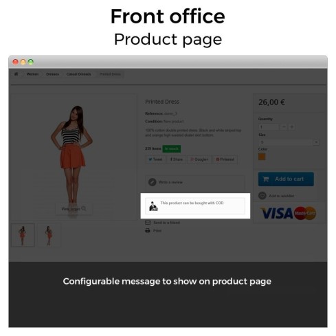 Moduł Cash On Delivery With Fee/Surcharge Plus (COD) dla PrestaShop