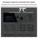 Module Changement auto Pays, Langue et Devise Géolocalisation pour PrestaShop