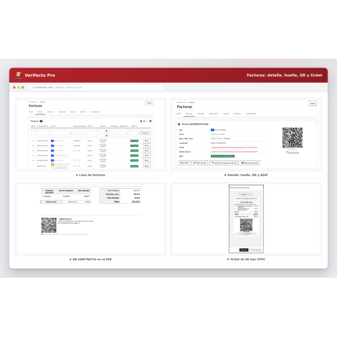 Módulo Verifactu Pro – Facturación electrónica, QR VERI*FACTU y AEAT para PrestaShop