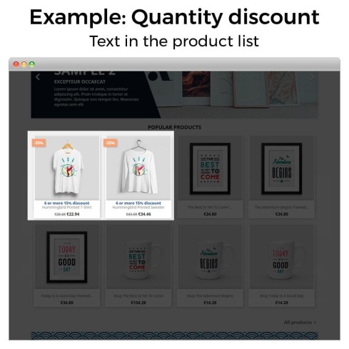 Moduł Price increments, discounts and fixed prices dla PrestaShop