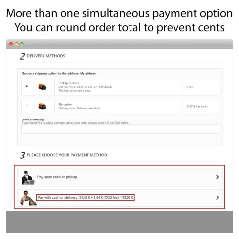 Módulo Pago contra reembolso con comisión/recargo Plus para PrestaShop