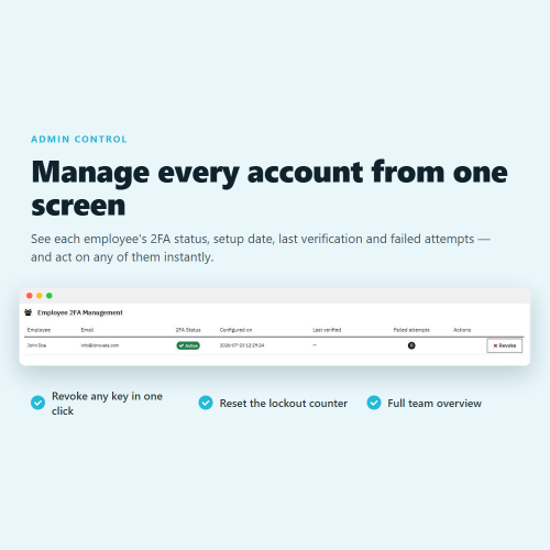 Module Authentification à deux facteurs (2FA) pour l'accès au back-office pour PrestaShop