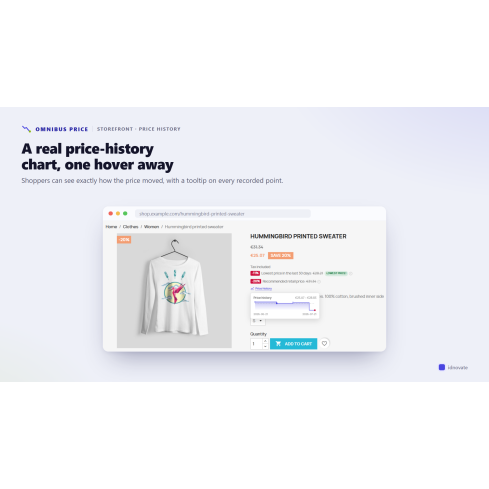 Módulo Omnibus Price - Precio mínimo de los últimos 30 días para PrestaShop