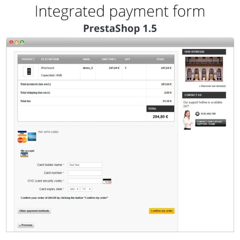 Moduł Manual Credit Card Processing - Offline payment dla PrestaShop