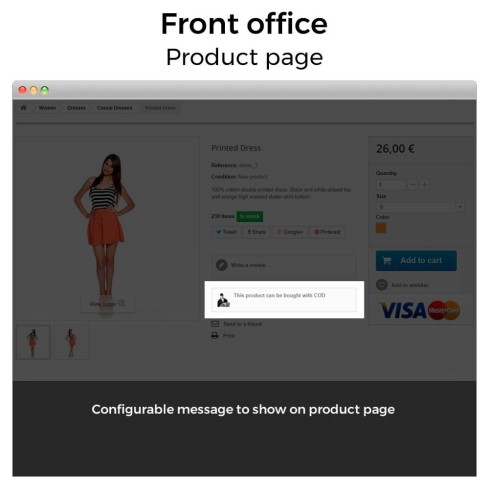 Modulo Pagamento alla consegna con commissione/ricarico Plus per PrestaShop