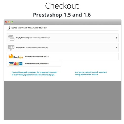 REDSYS ®* card payment (bizum ®*, clicktopay, refunds) module for PrestaShop