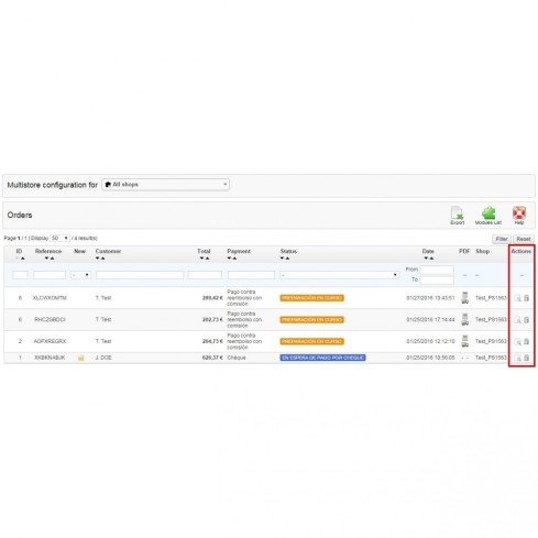 Modulo Elimina ordini - Elimina facilmente gli ordini per PrestaShop