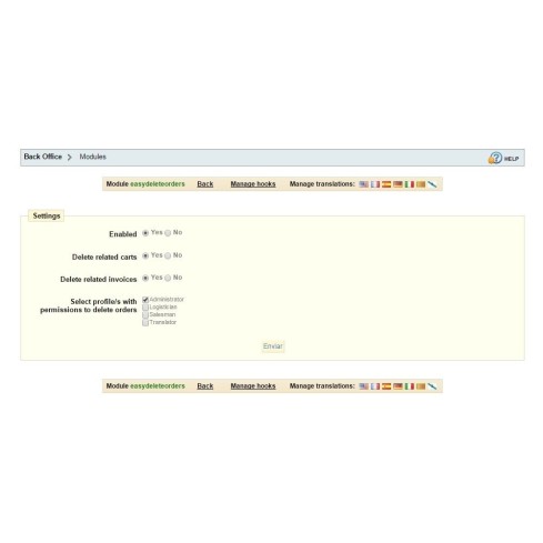 Modulo Elimina ordini - Elimina facilmente gli ordini per PrestaShop