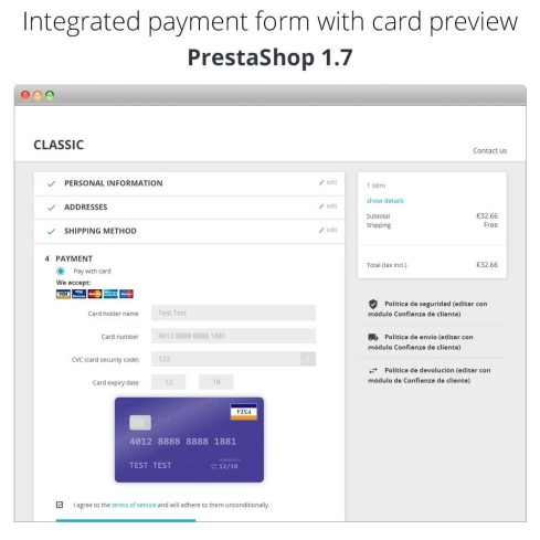 Moduł Manual Credit Card Processing - Offline payment dla PrestaShop