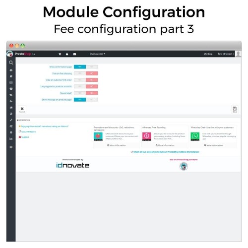 Módulo Pago contra reembolso con comisión/recargo Plus para PrestaShop