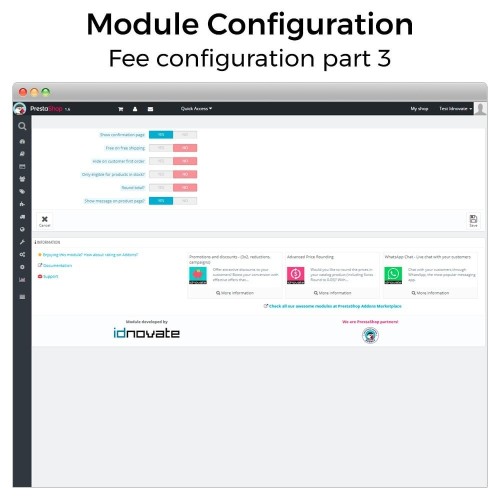 Modulo Pagamento alla consegna con commissione/ricarico Plus per PrestaShop
