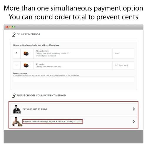 Moduł Cash On Delivery With Fee/Surcharge Plus (COD) dla PrestaShop