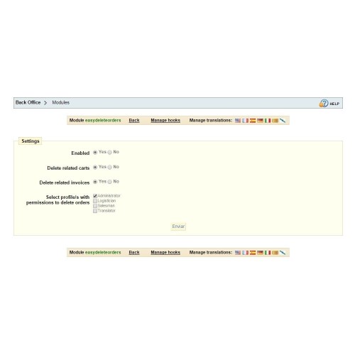 Modulo Elimina ordini - Elimina facilmente gli ordini per PrestaShop