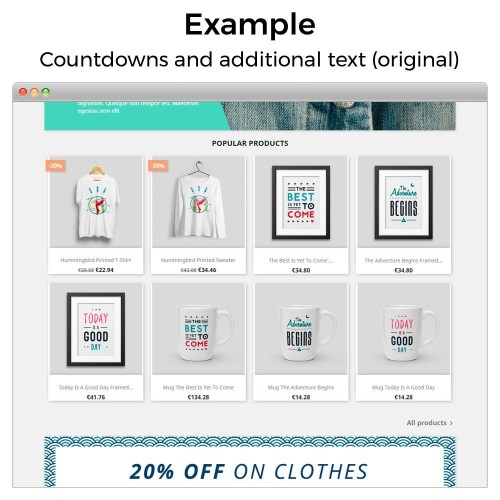 Module Augmentations de prix, remises et prix fixes pour PrestaShop