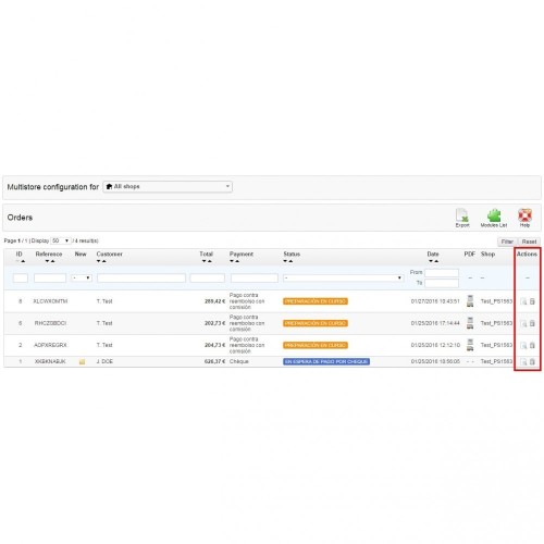 Easy delete orders plus module for PrestaShop