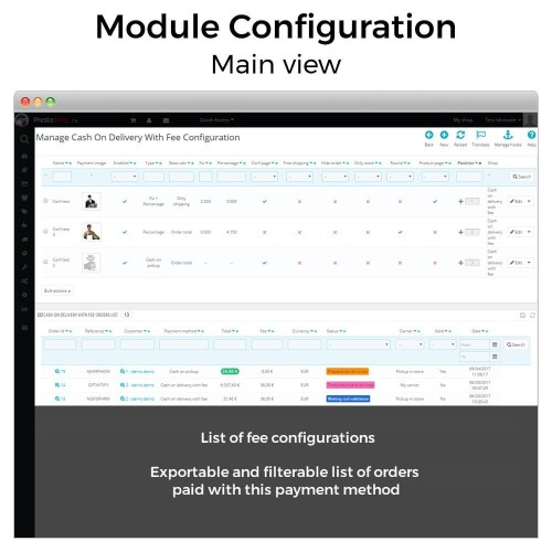 Cash On Delivery With Fee/Surcharge Plus (COD) module for PrestaShop