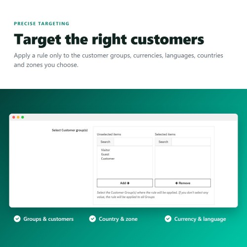 Price increments, discounts, quantity discounts and fixed prices module for PrestaShop