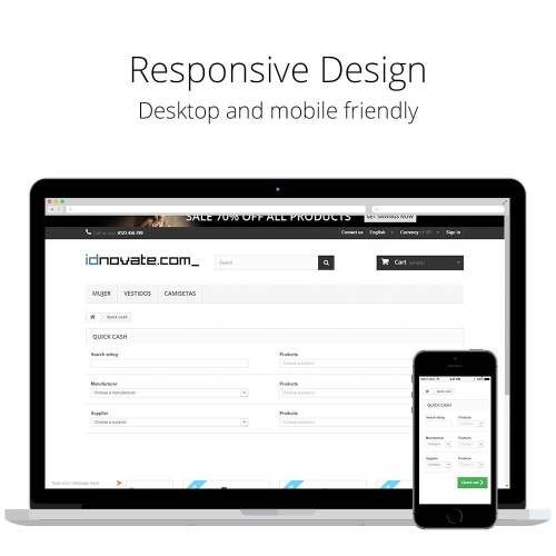 Modulo Quick Cash for B2B - The fastest way to place an order per PrestaShop
