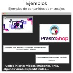 Módulo Mensajes en cualquier lugar para PrestaShop