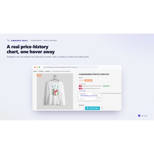 Modulo Omnibus Price - Lowest price in 30 days per PrestaShop